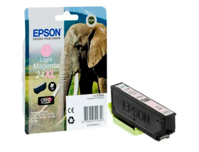 Epson Cartucho Claria Photo HD Magenta claro 24XL C13T24364012 de alto rendimiento
