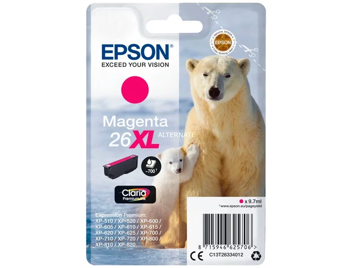 Epson Claria Premium 26XL Magenta