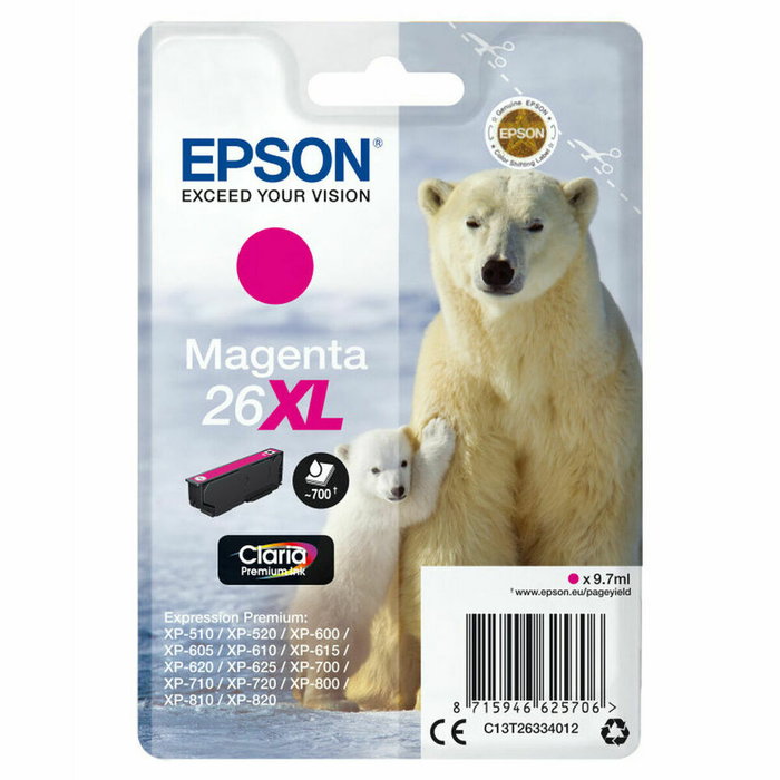 Epson Claria Premium 26XL Magenta