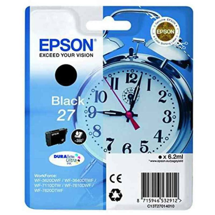 Epson Cartucho de Tinta nº27 Negro DURABrite Ultra C13T27014012 Epson Cartucho de Tinta nº27 Negro DURABrite Ultra C13T27014012