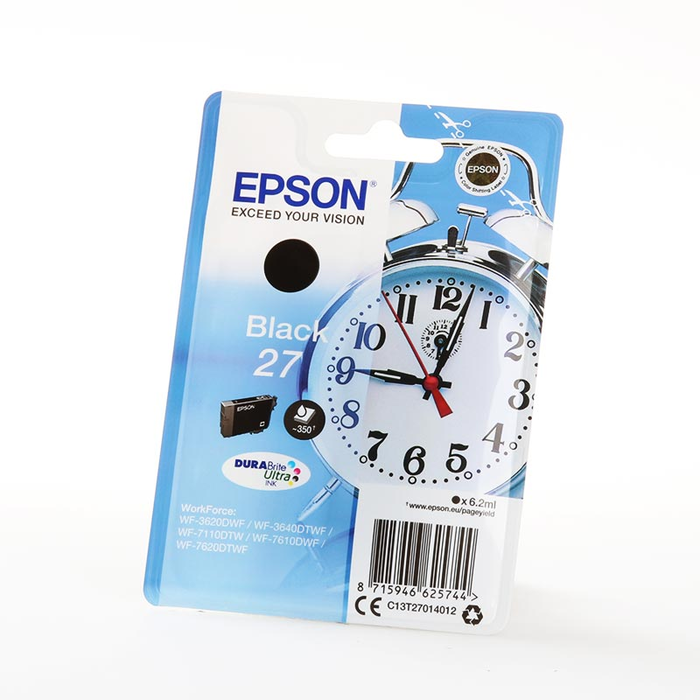 Epson Cartucho de Tinta nº27 Negro DURABrite Ultra C13T27014012 Epson Cartucho de Tinta nº27 Negro DURABrite Ultra C13T27014012
