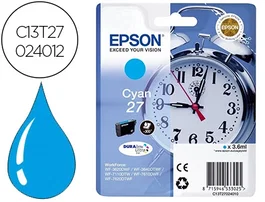 Epson Cartucho de Tinta Cian 27 DURABrite Ultra