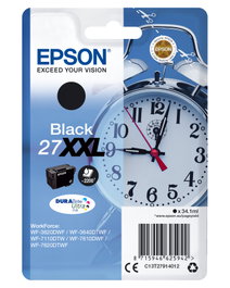 Epson Cartucho Negro 27XXL C13T27914012 de Alta Capacidad