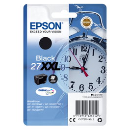 Epson 27XXL Tinta Negra Original DURABrite Ultra 34.1ml para WorkForce WF-3640/7110/7610/7620/7710/7715/7720/7210