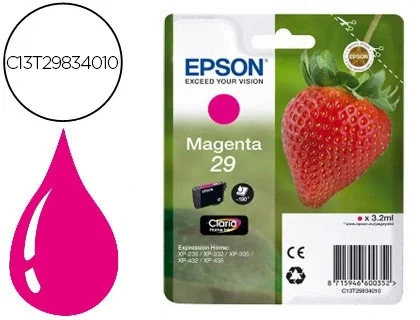Epson Cartucho de Tinta Magenta nº 29 T2983 Original