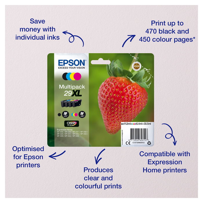 Epson Cartucho de Tinta Magenta nº 29 T2983 Original