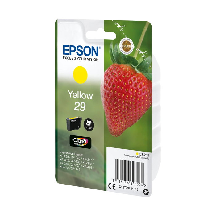 Epson Cartucho de Tinta Original nº29 Amarillo T2984 (3,2 ml)