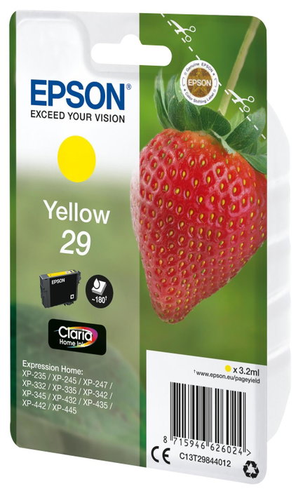 Epson Cartucho de Tinta Original nº29 Amarillo T2984 (3,2 ml)