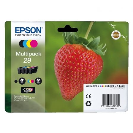 Epson Multipack de 4 Colores nº29 (C13T29864012)