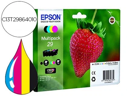 Epson Multipack de 4 Colores nº29 (C13T29864012)