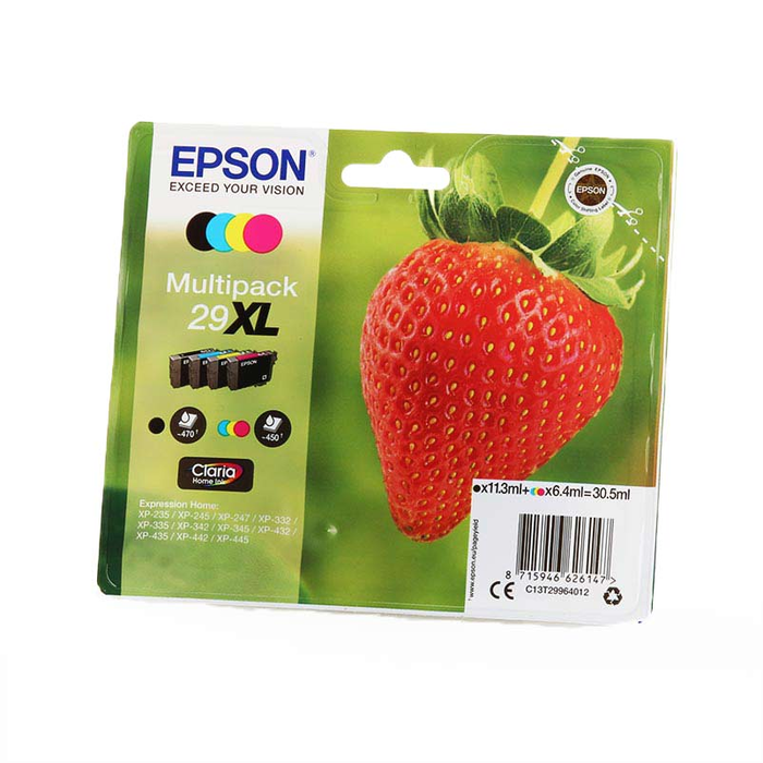 Epson Multipack 29XL T2996 Claria Home Ink (Negro, Cian, Magenta, Amarillo) XL Epson Multipack 29XL T2996 Claria Home Ink (Negro, Cian, Magenta, Amarillo) XL