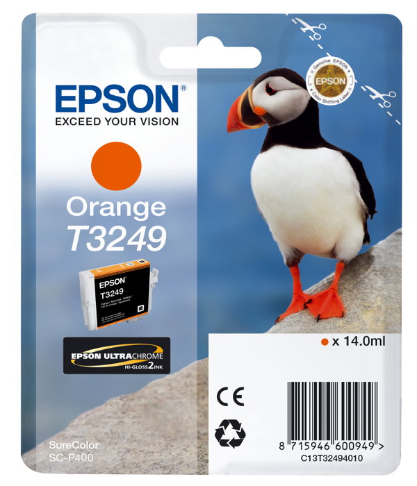 Epson T3249 Cartucho de Tinta Naranja