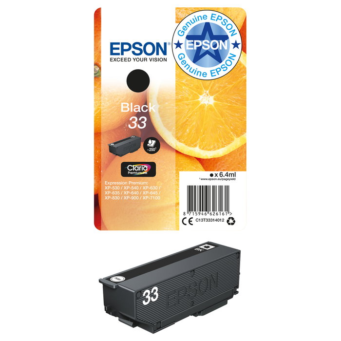 Epson Cartucho Negro Claria Premium Nº33 T3331