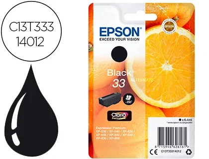 Epson Cartucho Negro Claria Premium Nº33 T3331