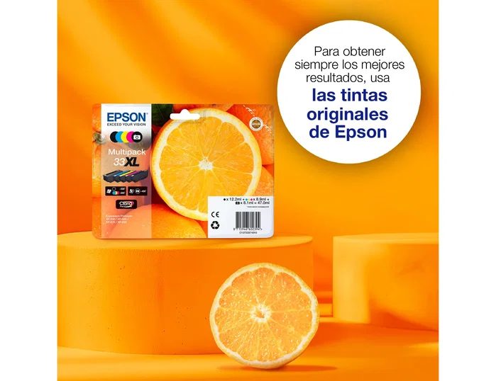 Epson Cartucho de Tinta Negro Nº33 Claria Premium T333140 para Expression Premium XP-530/XP-630/XP-900/etc. (6,4 ml) *Original* Epson Cartucho de Tinta Negro Nº33 Claria Premium T333140 para Expression Premium XP-530/XP-630/XP-900/etc. (6,4 ml) *Original*