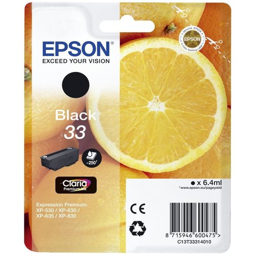 Epson Cartucho Negro Claria Premium Nº33 T3331