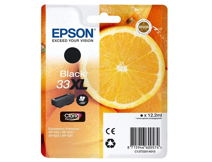 Epson Cartucho Negro 33XL Claria Premium C13T33514012
