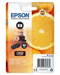 Epson Cartucho Foto Negro Claria Premium 33XL C13T33614012 Solo, Alto Rendimiento (XL) * 8,1 ml