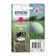 Epson Cartucho de tinta 34 Magenta DURABrite Ultra C13T34634010, 4.2 ml