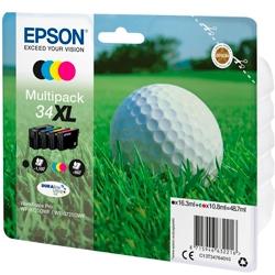 Epson 34XL DURABrite Ultra Multipack de 4 Colores (C13T34764010)