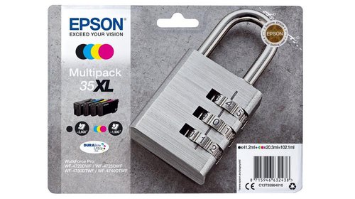 Epson Multipack de 4 colores 35XL DURABrite Ultra Ink C13T35964010