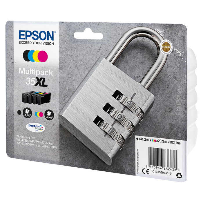 Epson Multipack de 4 colores 35XL DURABrite Ultra Ink C13T35964010