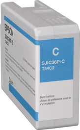 Epson Cartucho de Tinta Cian SJIC36P(C) 80 ml para ColorWorks C6000/C6500