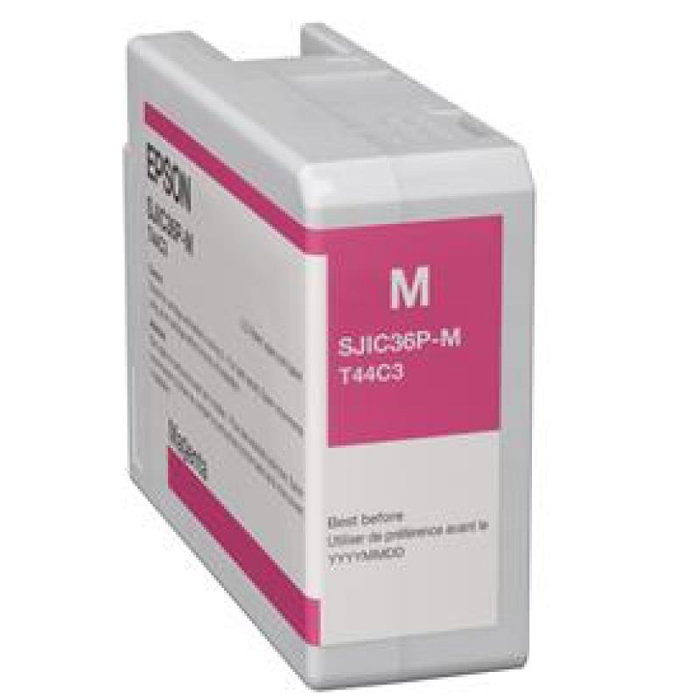 Epson Cartucho de tinta Magenta SJIC36P (C13T44C340) 80ml para ColorWorks C6000/C6500