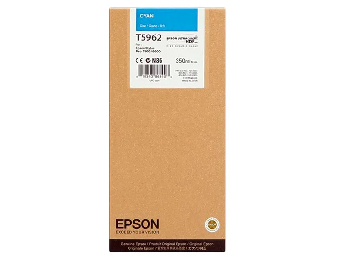 Epson Cartucho de Tinta Cian T596200 UltraChrome HDR 350ml