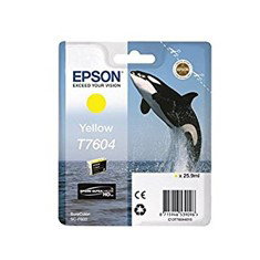 Epson Cartucho de tinta amarillo T7604 para SureColor SC-P600 Epson Cartucho de tinta amarillo T7604 para SureColor SC-P600