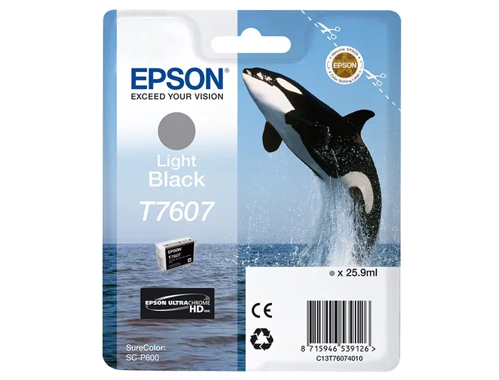 Epson T7607 Cartucho de Tinta Gris para SureColor SC-P600