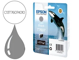 Epson T7607 Cartucho de Tinta Negro Claro 25,9 ml