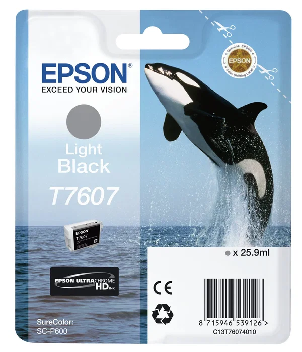 Epson T7607 Cartucho de Tinta Negro Claro 25,9 ml