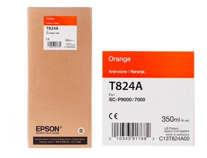 Epson Cartucho de Tinta SureColor Serie SC-P Naranja UltraChrome HDX/HD 350ml