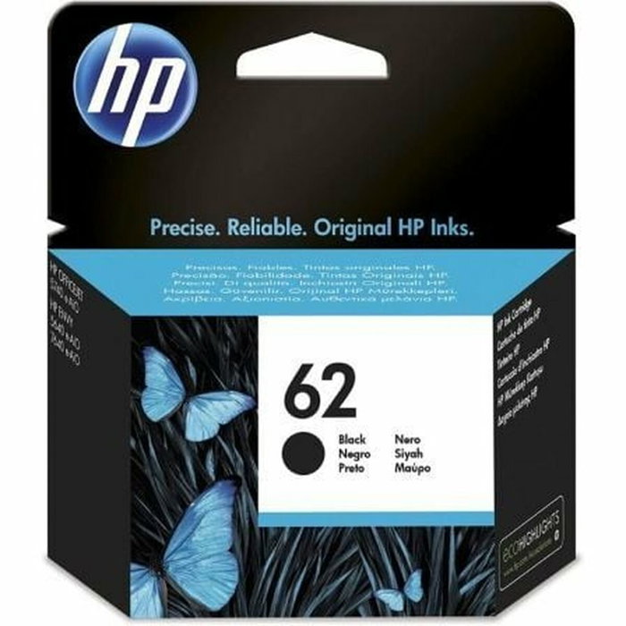 HP Cartucho de Tinta Original n.º 62 Negro (C2P04AE)
