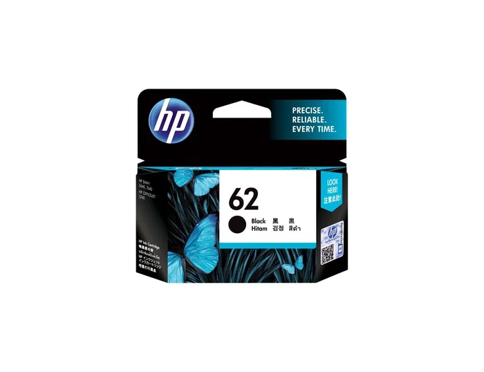 HP Cartucho de Tinta Original n.º 62 Negro (C2P04AE) HP Cartucho de Tinta Original n.º 62 Negro (C2P04AE)