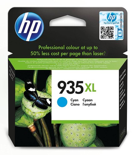 HP Cartucho de Tinta 935XL Cian C2P24AE Alta Capacidad HP Cartucho de Tinta 935XL Cian C2P24AE Alta Capacidad