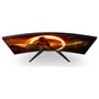 AOC C32G2ZE Monitor Gaming Curvo 31.5'' (80 cm) Full HD 1920x1080, 240Hz, 1ms, AMD FreeSync Premium, 1500R, Negro/Rojo