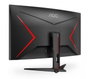 AOC C32G2ZE/BK Monitor Gaming Curvo 31.5 pulg. Full HD 240Hz VA Negro/Rojo