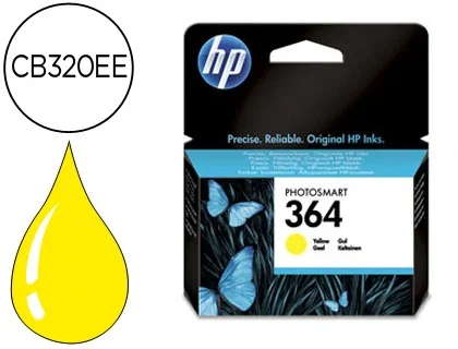 HP Cartucho de Tinta Original 364 Amarillo