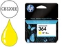 HP Cartucho de Tinta Original 364 Amarillo