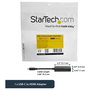 StarTech.com Adaptador gráfico USB-C a HDMI 4K 30Hz CDP2HD Negro