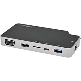 StarTech.com Adaptador Multipuertos USB-C CDP2HVGUASPD con HDMI 4K, VGA, Ethernet y PD 100W