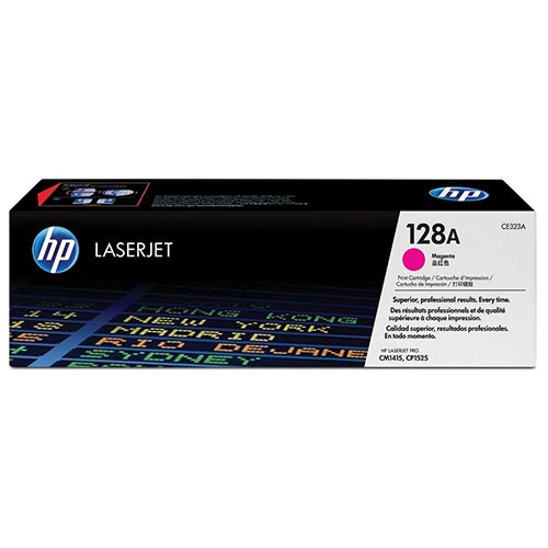 HP Cartucho de Tóner Original 128A Magenta CE323A