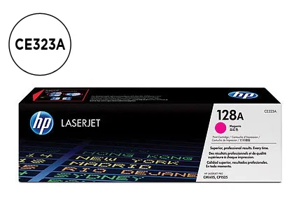 HP Cartucho de Tóner Original 128A Magenta CE323A