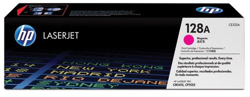 HP Cartucho de Tóner Original 128A Magenta CE323A
