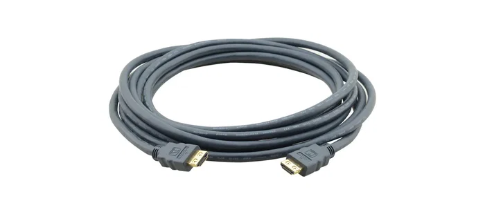 Kramer Cable HDMI C-HM/HM/ETH de 15.2m con Ethernet, Alta Velocidad, Conectores HDMI Tipo A Macho, Negro, 1080p 60Hz