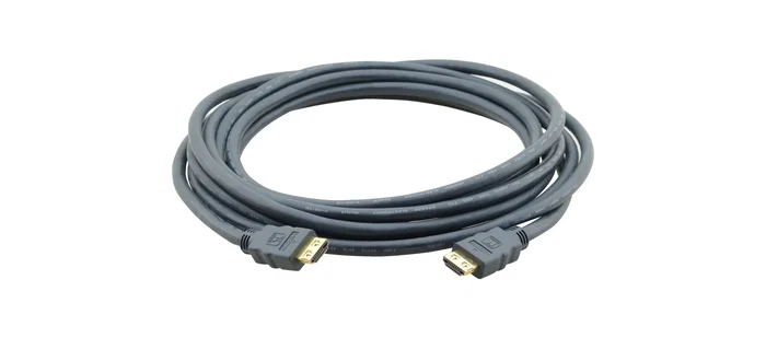 Kramer Cable HDMI C-HM/HM/ETH de 15.2m con Ethernet, Alta Velocidad, Conectores HDMI Tipo A Macho, Negro, 1080p 60Hz