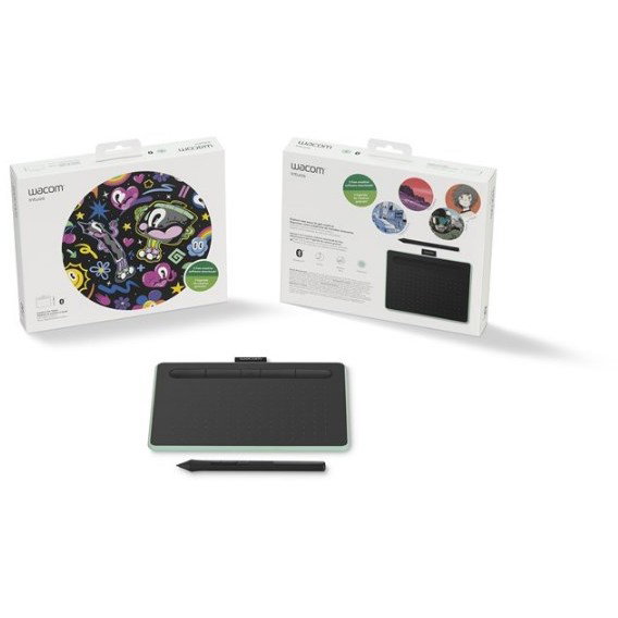 Wacom Intuos Creative Pen Small Tableta Digitalizadora USB Bluetooth Verde Pistacho