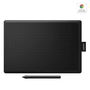 Wacom One by Wacom Tablet Digital de Dibujo CTL-672-S, Tamaño Medio, Color Negro